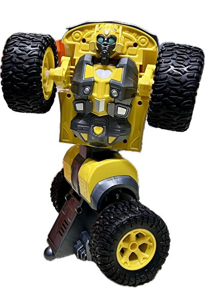 Retoys Transformers Optimus Prime Bumblebe Robota Dönüşen Uzaktan Kumandalı Işıklı Sesli Araba Oyuncak