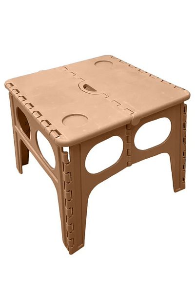 Cady One Heavy Duty Plastic Folding Table for Indoor and Outdoor Use 44*44*39cm