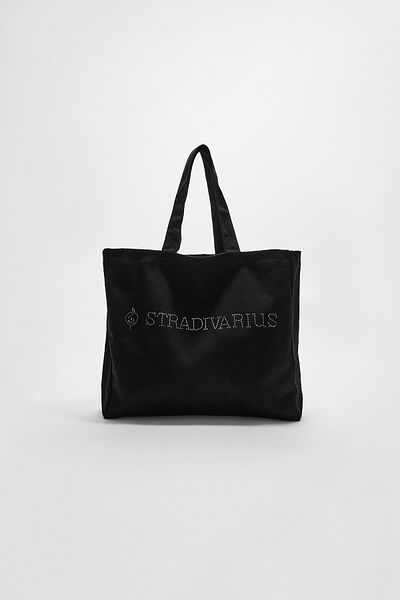 Stradivarius Basic fabric bag