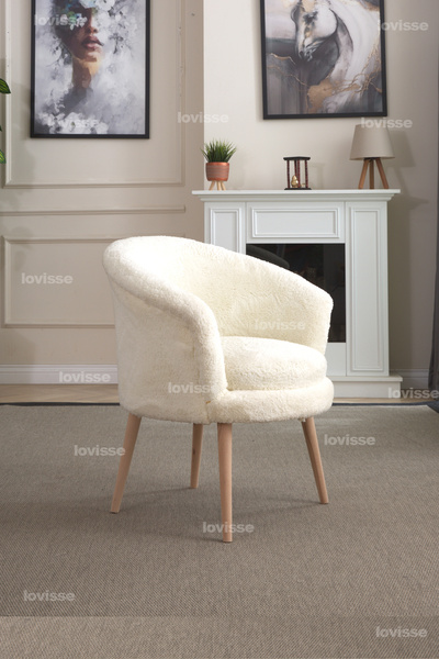 LOVİSSE HOME Milano Berjer Tekli Koltuk, Cafe, Ofis, Balkon, Bekleme, Güzellik Merkezi, Çay Seti