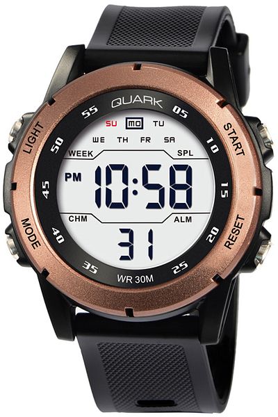Quark Qu-8106Gc-3 Digital Men's Watch
