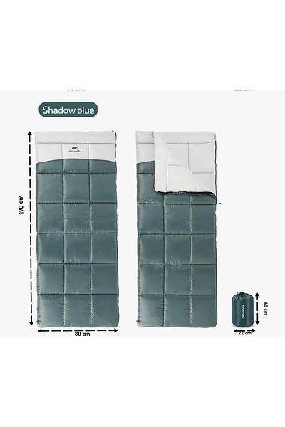 Naturehike Спален чувал тип плик Lt150, памучен, -4°C