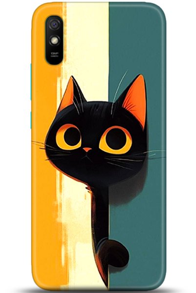 adveksiyon حافظة هاتف Xiaomi Redmi 9A مطبوعة بدقة HD - سلسلة الشخصيات 5654