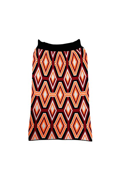 QULES DESENLİ TRİKO ETEK