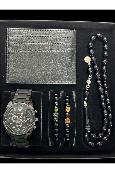 Choppers Clock, Rosary, Card Holder, Bracelet Set