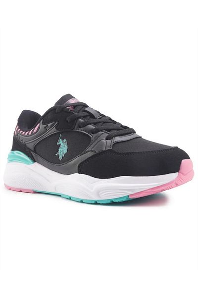 U.S. Polo Assn. Baza. Polo Assn. Pantofi pantofi pentru femei Blossom 4Fx, negru-mentă-roz