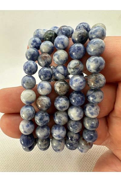 grs oyuncak Natural Stone Sodalite Stone 8mm Bracelet 1 Piece