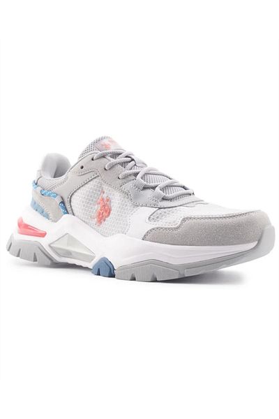 U.S. Polo Assn. Η.Π.Α. Polo Assn. Vincent 4FX - Ανδρικό Γκρι-Πορτοκαλί-Μπλε αθλητικό
