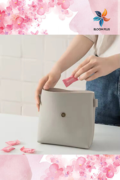 bloomplus 14' lü Sıkıştırılmış Pamuk Disk Yüz Maskesi Tek Kullanımlık