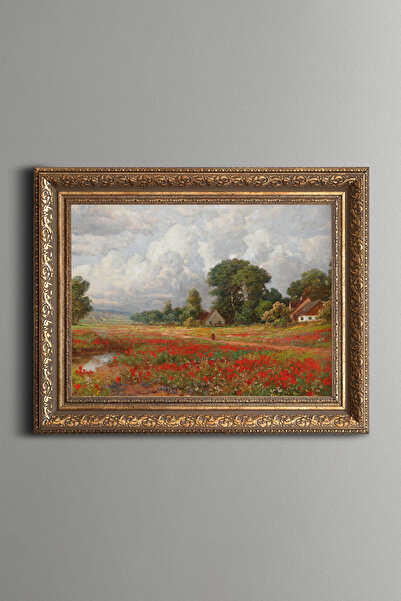 epiqart Gelincik Tarlası - Cadru cu model vintage