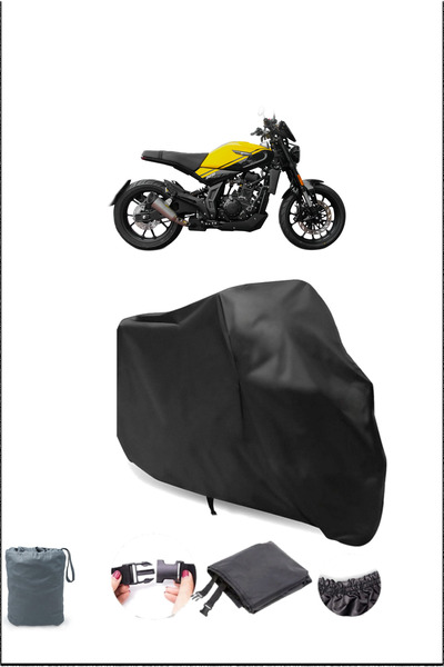 Breen Black Yuki C5 Zr250 Waterproof Durable Motorcycle Cover