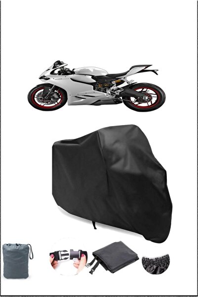 Breen Black Lock Compatible Motorcycle Tarpaulin for Ducati Panigale 899, Saf...