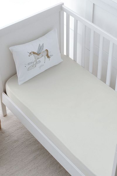 Tuğba Kuğu Baby Size Fitted Sheet Set - Royal Series - Flying Unicorn