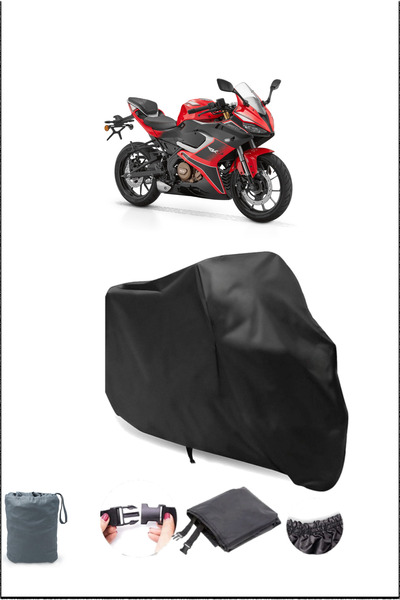 Breen SİYAH RKS Srk250 Rs SU GEÇİRMEZ DAYANIKLI MOTOSİKLET ÖRTÜSÜ