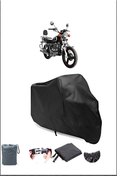 Breen غطاء دراجة نارية أسود يوكي أفسين 250 مقاوم للماء