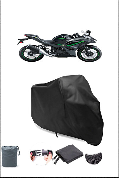 Breen Black Kawasaki Ninja 500 Se Rear Bag Compatible Waterproof Motorcycle C...