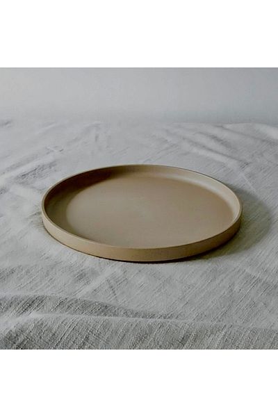 thiramis homeconcept Mocha Decorative Round Tray 24cm