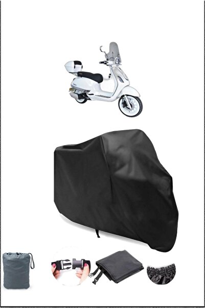 Breen غطاء دراجة نارية أسود أرورا سفاري 50 مقاوم للماء