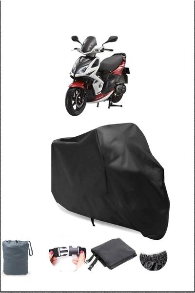 Breen Black Kymco Super 8 125 Waterproof Durable Motorcycle Cover