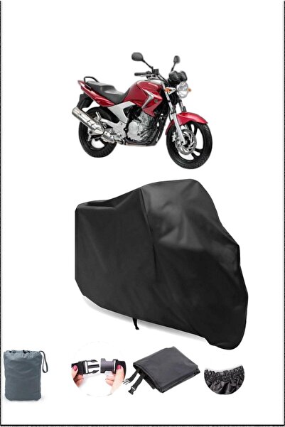 Breen Black Yamaha Ybr 250 Waterproof Durable Motorcycle Cover