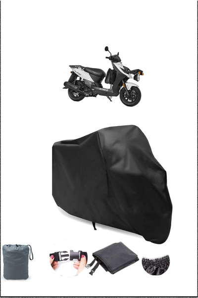 Breen Black Kymco Agility Carry 125I Waterproof Durable Motorcycle Cover