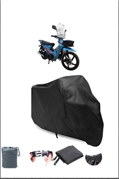 Breen Black Apachi Myra Waterproof Durable Motorcycle Cover