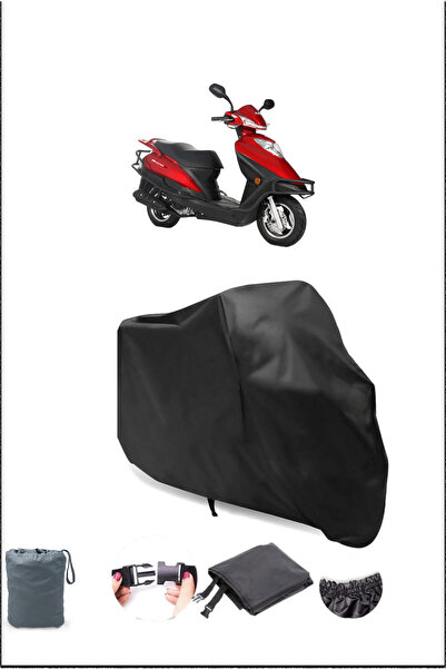 Breen غطاء دراجة نارية أسود مقاوم للماء من KUBA City Go