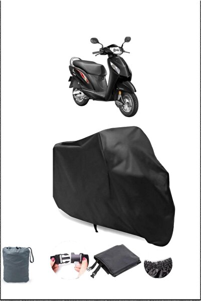 Breen غطاء دراجة نارية هوندا أكتيفا 110 أسود مقاوم للماء
