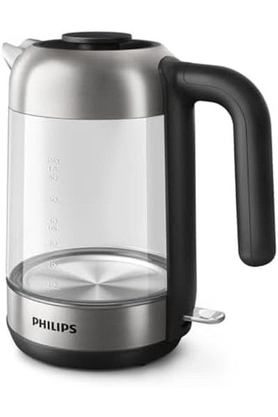 STOREMAX Ntwork Hd9339/80 Glass Kettle, 1.7 Liter, Led Lighting, Dry Operation Protection, Plug