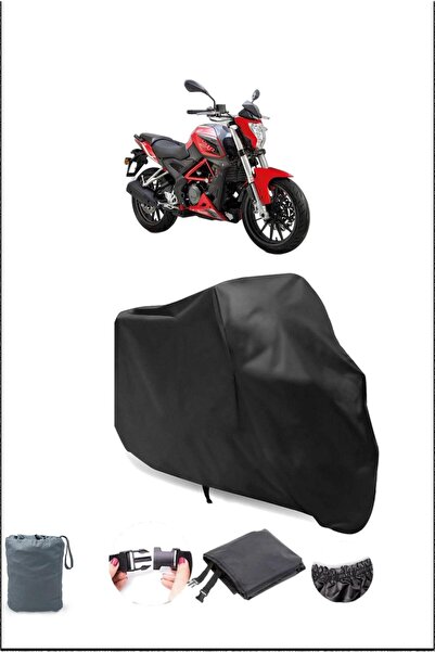Breen Black Benelli Bn 251 Waterproof Durable Motorcycle Cover