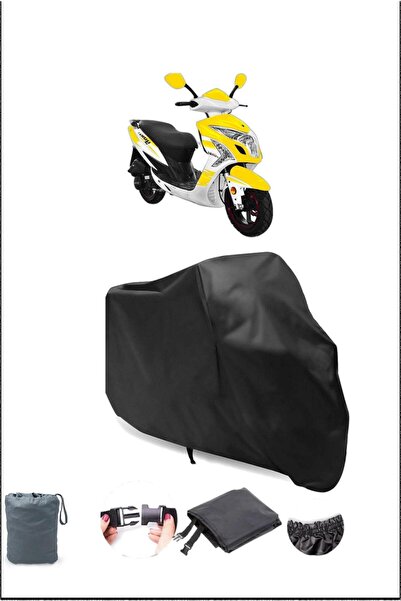 Breen Black Yuki Yb 150 Jumbo Waterproof Durable Motorcycle Cover