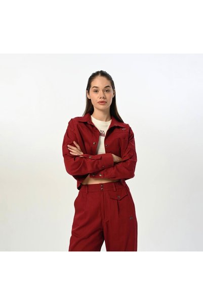 LOCO LOCO Female Child Soft Stretchy Textured Thin Gabardine Jacket Pants 2 Piece Set
