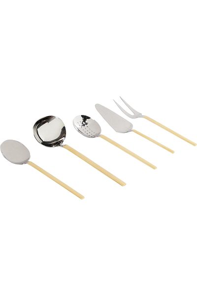 STOREMAX Rom 8100 Matte Gold 5 Piece Service Set Romshp