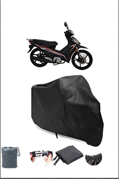 Breen غطاء دراجة نارية أسود KUBA Reiz 100 مقاوم للماء