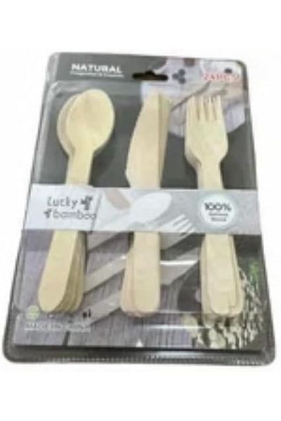 STOREMAX Sellbuystore 24 Piece Fork Spoon Knife Set 1053513