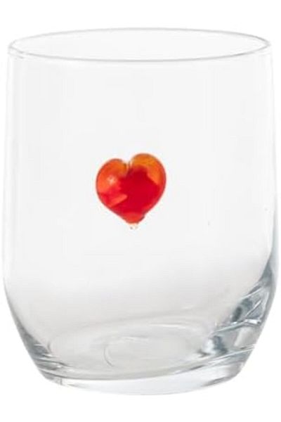 STOREMAX Acelya Concept Heart Figured Glass Set of 2 Star Shop Trend 1058548
