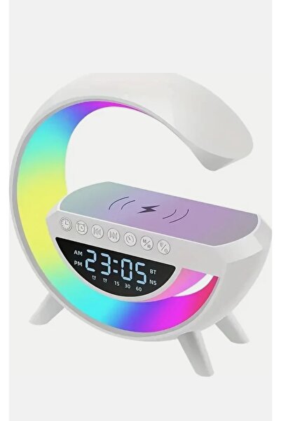 Bt-3401 Kablosuz Şarj Ünitesi Ve Bluetooth Speaker Masa Lambası