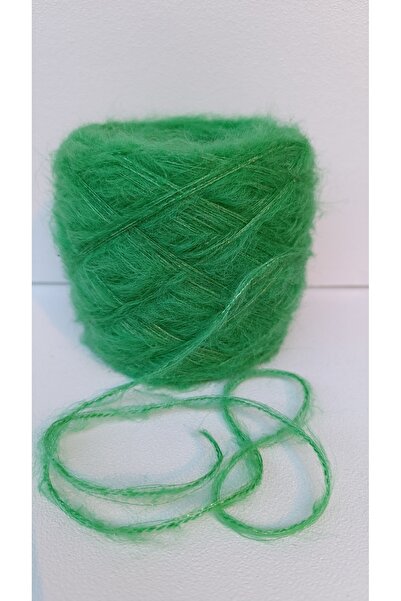 Pretty Yeşil Simli Mohair El Örgü İpi