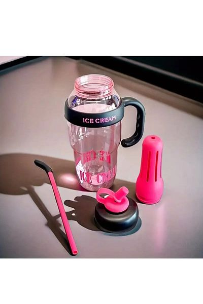 RKY SERENITY Detox Water Bottle - with Strainer and Straw, Suitable for Contact with Food