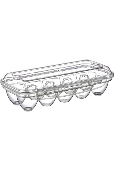 STOREMAX Sellbuystore 10 Compartment Egg Storage Box with Locking Lid Yu110 1053513