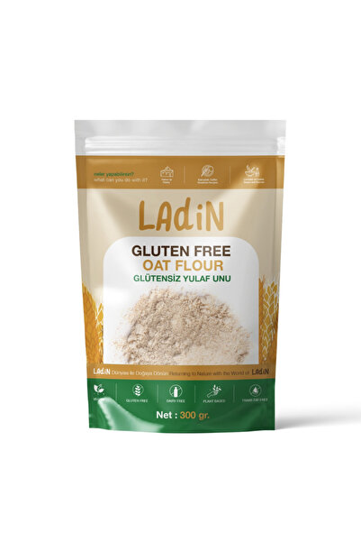 Ladin Organics Ladin Glütensiz Yulaf Unu 300 gr(ilave şekersiz,katkısız)