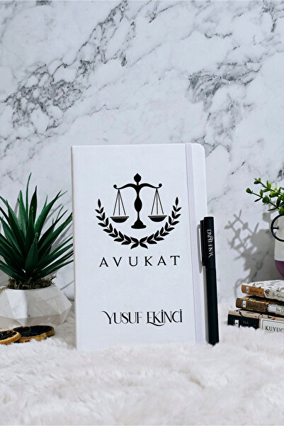 GUPSE Kişiye Özel Avukata Hediye Avukat Tasarımlı Ajanda & Kalem Hediyeli