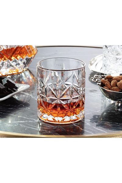 STOREMAX Ntwork 330 Cc Paris Series Large Goblet Whiskey Glass New Year Christmas Gift Art 1087243