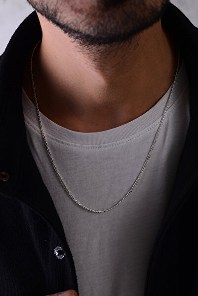 Ricco Jewellery 925 Ayar Gümüş Old Money 2 Mm Gurmet Zincir • Made In Italy