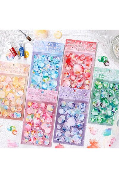 İthal E2-4 sayfa köpük mürekkep PET Sticker - Renk : Sarı