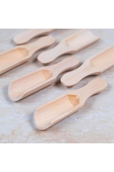 STOREMAX Niffashp Wooden Spice Shovel Small 6 Pcs Storebuynff 1051353