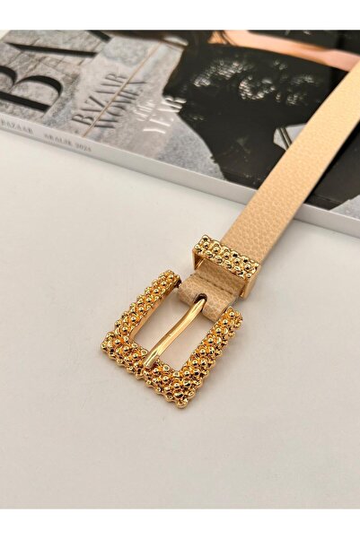 MODAM HİFA Cataramă aurie în relief Cureaua pentru femei Pantaloni Curea Rochie Curea Cămașă Curea Jachetă