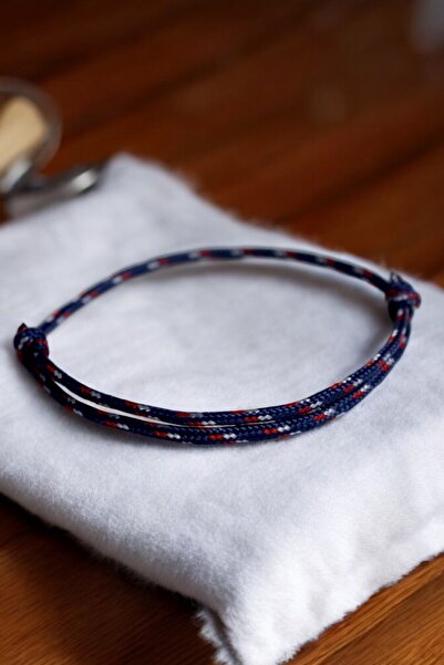 LA TINY سوار حبل صغير للجنسين، سوار بوهيمي ملون، 2 مم