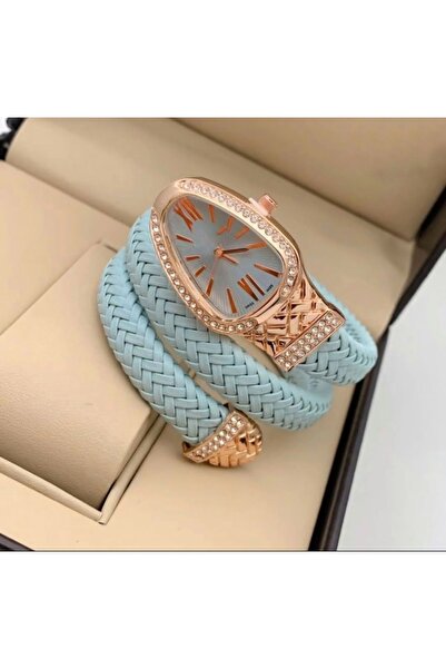 SKMİ Polo Whıte Yılan Model, Dolamalı Saat, Kadın Kol Saati