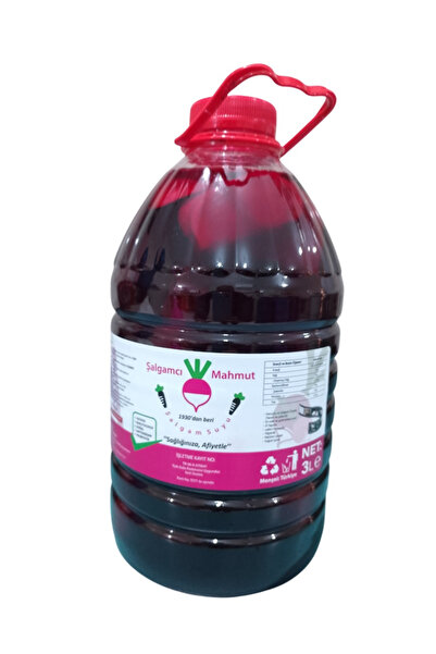 Şalgamcı Mahmut 2 Adet 3 L Doğal Şalgam (ACISI AYRI ŞİŞEDE HEDİYE)